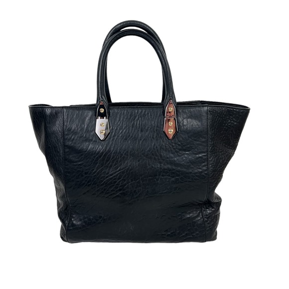 henri bendel Handbags - Henri Bendel Black Leather Tote Bag